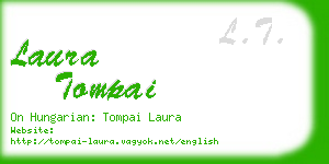 laura tompai business card